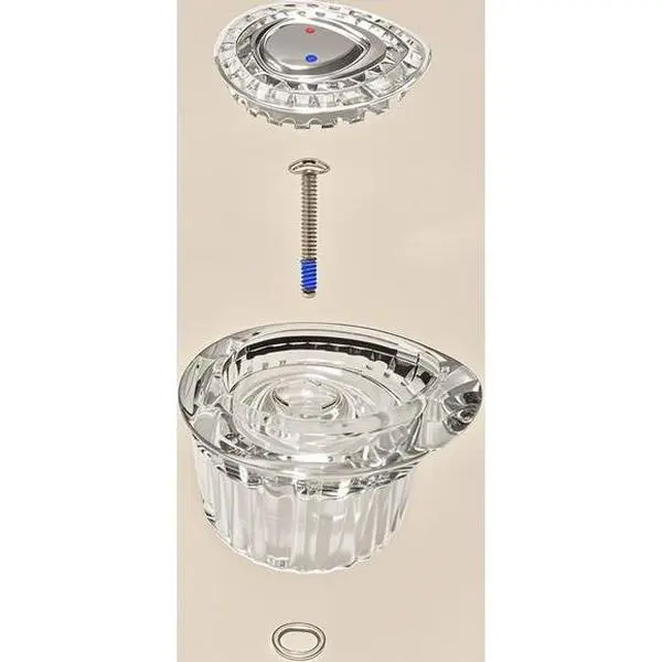 White and Chrome Tub Shower Knob Handle Kit, Replacement for One-Handle Faucet, Durable and Easy to Install, Universal Fit for Standard Shower Systems, Reusable and Corrosion-Resistant