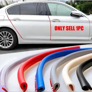 5m Car Door Edge Rubber Scratch Guard, Automotive Styling Mold Protection Side Door Adhesive Anti-Scratch Tool, New Design