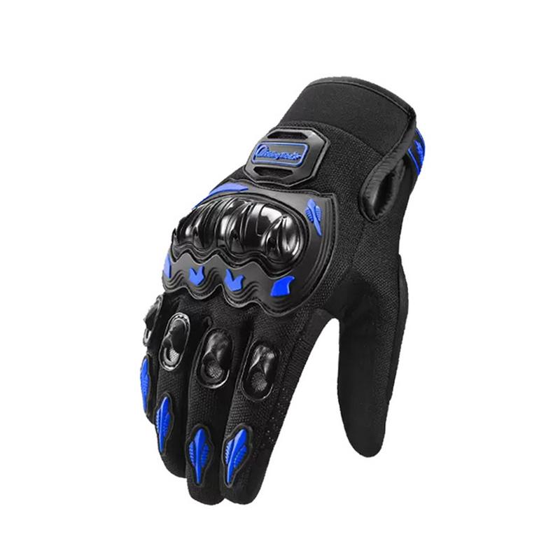 Motorcycle riding gloves for outdoor use, suitable for both men and women, breathable, anti-fall, wear-resistant, touchscreen compatible, protective gloves for all seasons