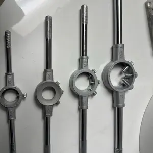 4 PC Round Die Stock Handle Wrench, Adjustable Die Wrench Handle Holders