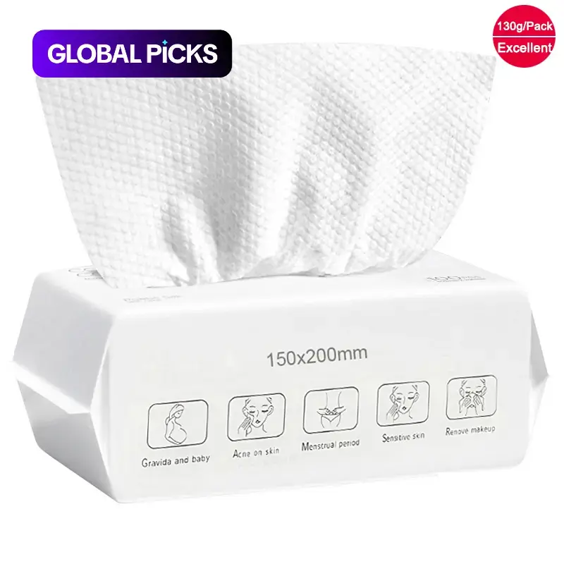 Disposable Face Towels, 1/2/4/6/8/10 Packs Face Towelettes for Washing & Drying, Soft Dry Wipes Facial Tissue for Travel, Camping, Home Hand Wipes and Other Outdoor Activities Use, Napkin，Korean Facial Cleansing Cloths, Travel Tissues