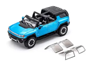 2023 GMC Hummer EV SUV (LHD) – Blue Diecast 1:64 Scale Model - GCD KS-049-361