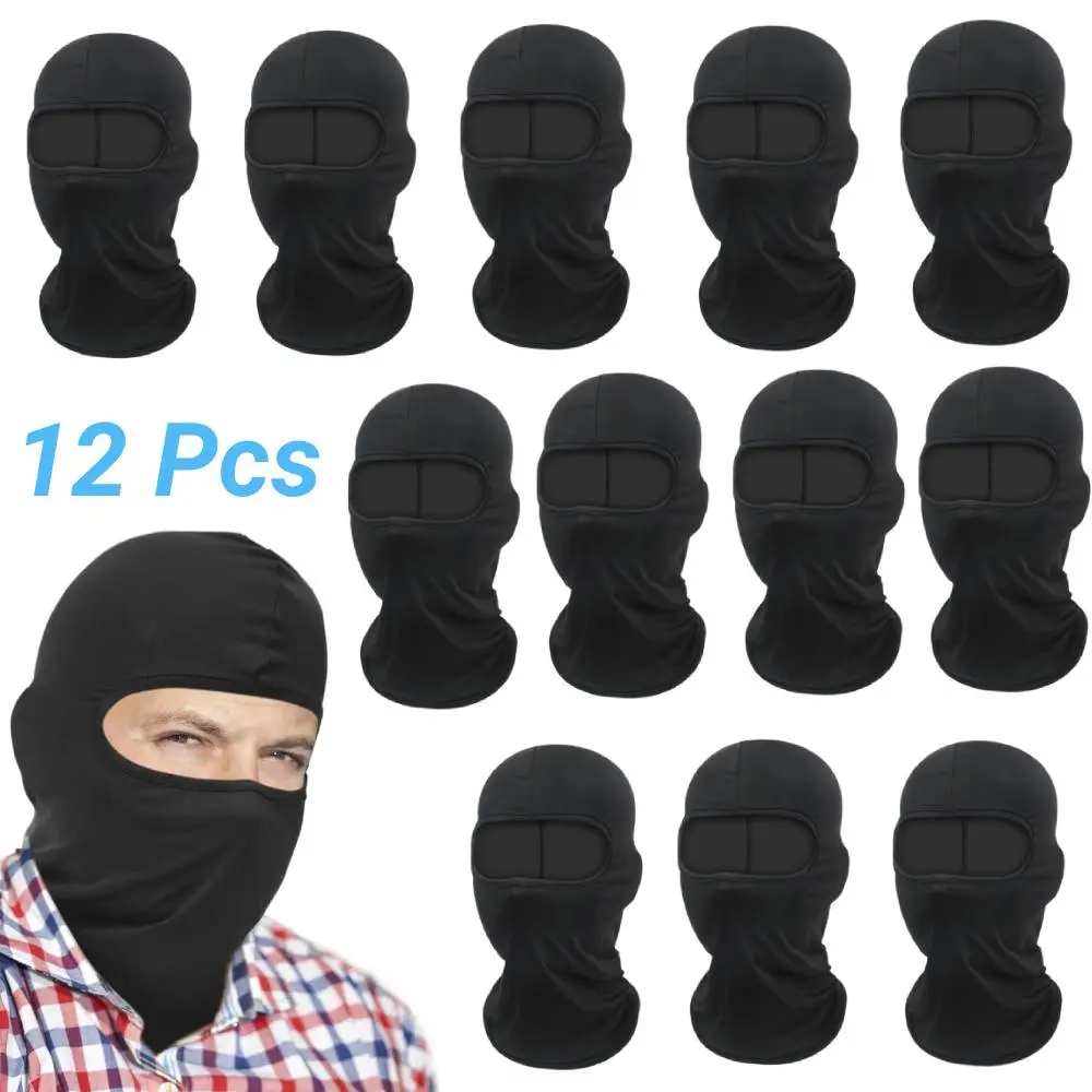 12/9/6 Pcs Unisex Full-Face Balaclava Mask Set with Neck Coverage,Breathable Warmth Face Cover Hat for Outdoor Cycling,Hiking &Motor Sports,Halloween Christmas Party Fathersdaygift,Hand Tools Kits