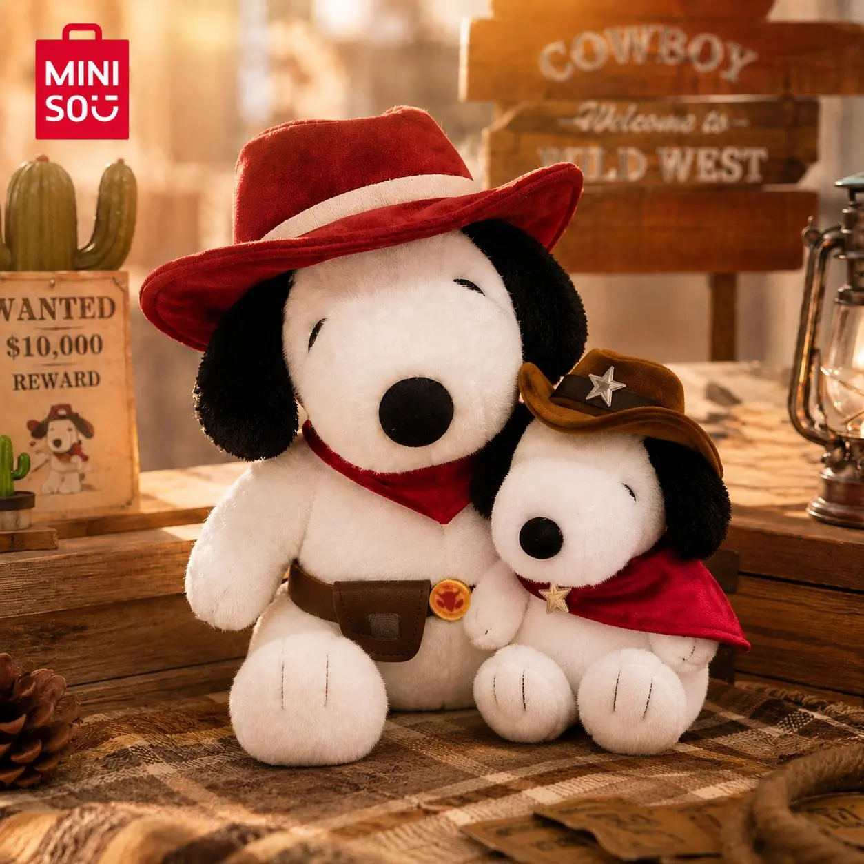 Western Cowboy Series Sitting Posture Plush Doll, Cute Cartoon IP Peripheral Stuffed Toy, Perfect Gift for Kids Girls Fans, Kawaii Desktop Ornament for Home Office Decor#Summervibes, Back To School