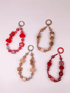 Chic Bear Beaded Pendant Charm, Trendy Holiday Party Bag Accessory, Eye-Catching Fashion Statement, Perfect for Bags & Clothing Decorations, Fashion Bag Charms, Purse Charm