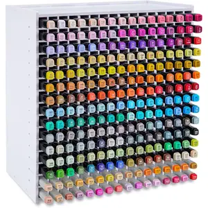 Marker Pen Organizer Holder for 240 Markers, Craft Art Supply Storage Rack, Desktop Art Marker Pens Colored Pencils Holder Storage Case for Home Classroom Office