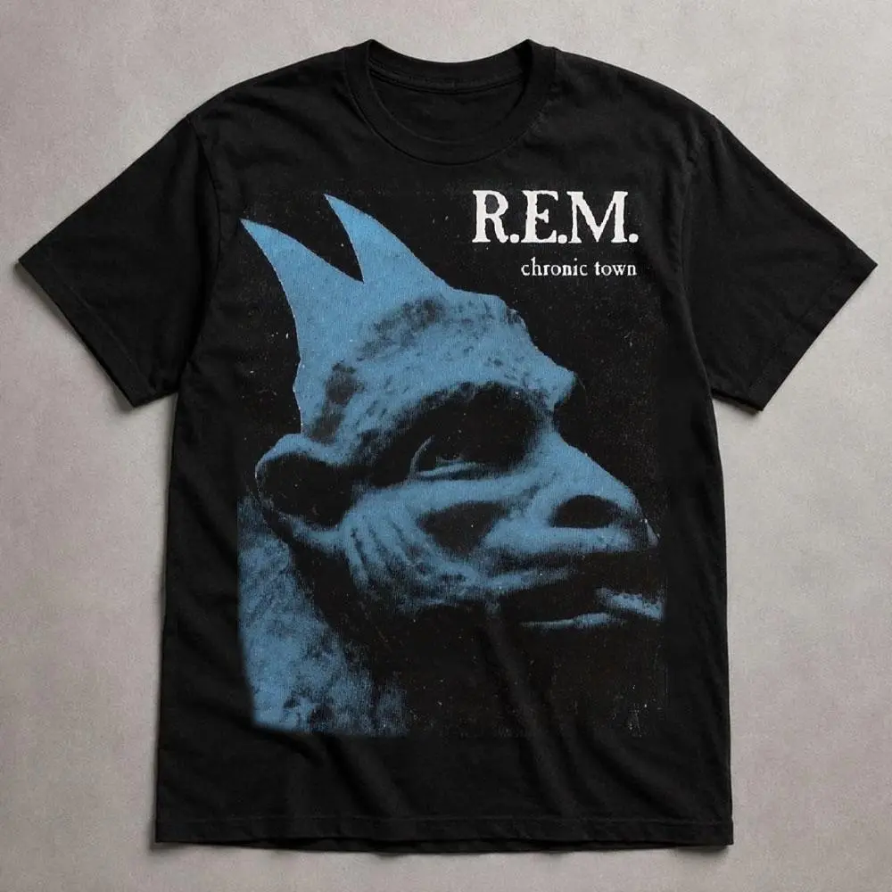 R.E.M. Tour Style T-Shirt, Vintage Music Graphic Tee, Unisex Heavy Cotton