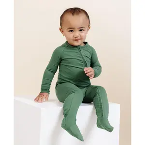 Ultimate Zip Footie Pajamas in Moss | Babies & Toddlers