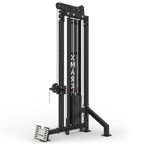 Commercial Single-Stack Functional Trainer, Low Row, Cable Attachments