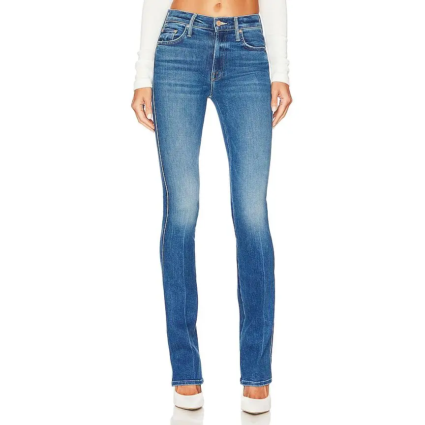 MOTHER The Double Insider Heel Jeans in Opposites Attract