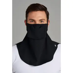 Vermilion Face Mask with Neck Coverage | Black
