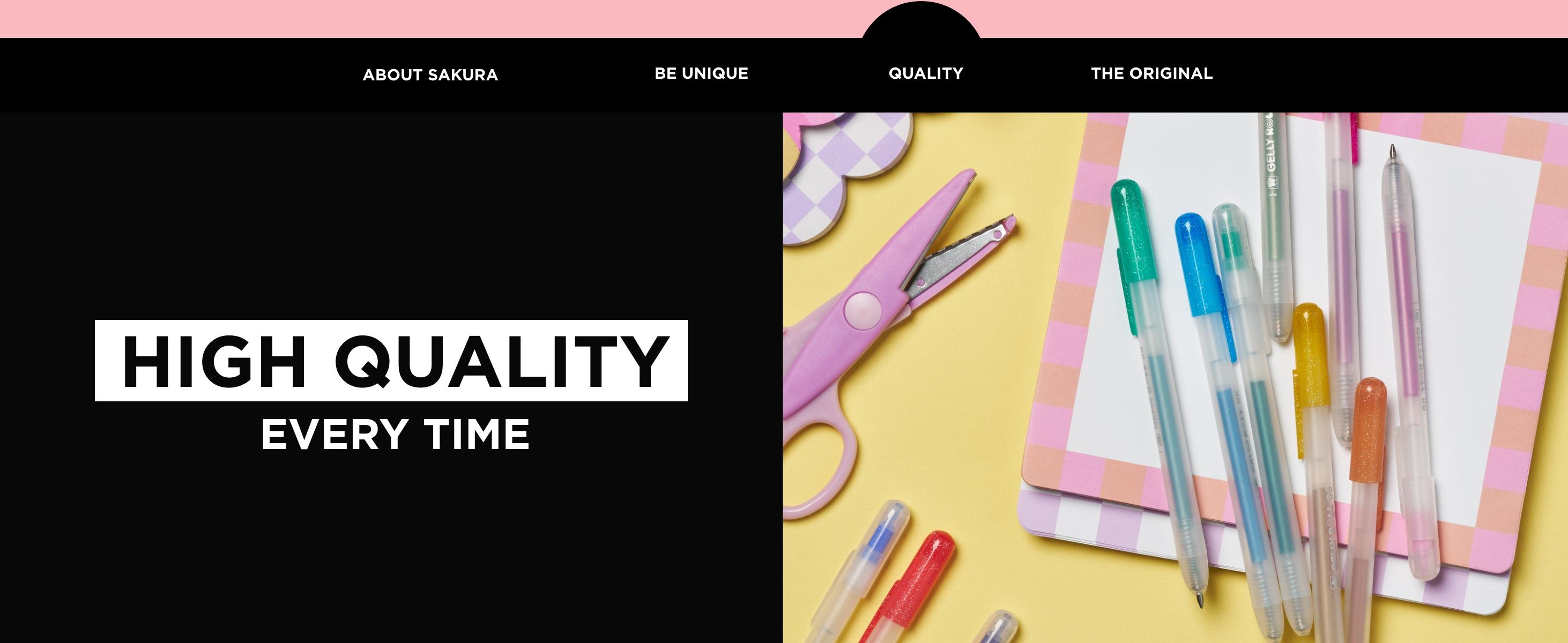 SAKURA Gelly Roll Retractable 25 Piece Gift Set: 24 Pens + 1 Pen Case