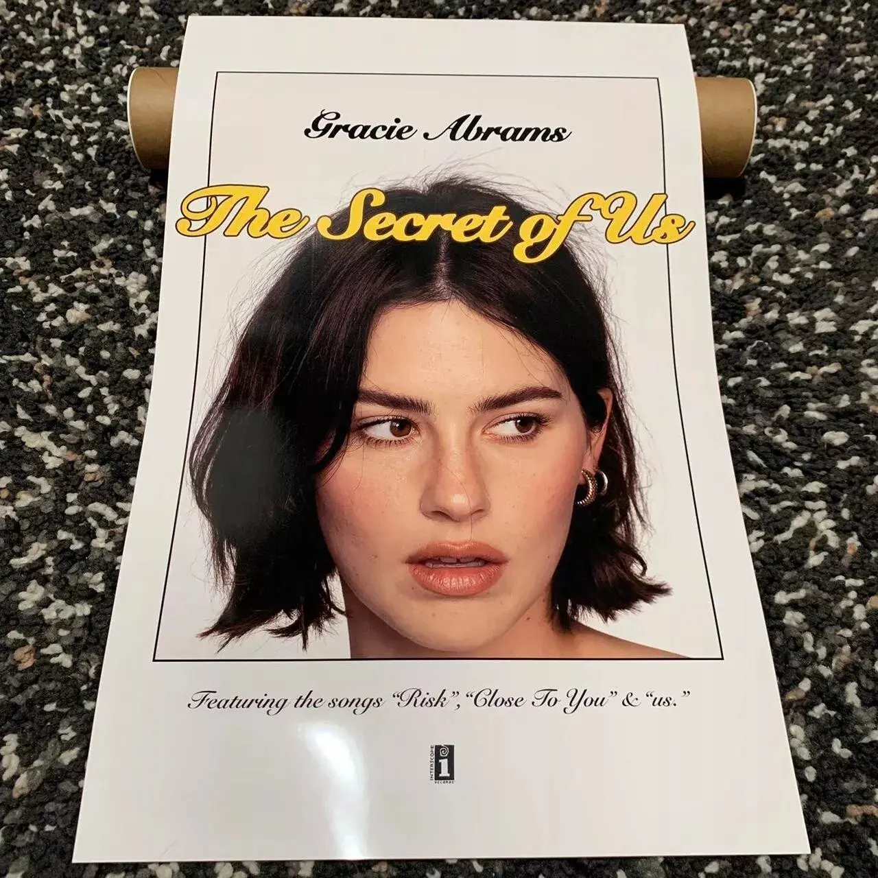 Gracie Abrams 'The Secret Of Us' Promotional Album Poster POSTER