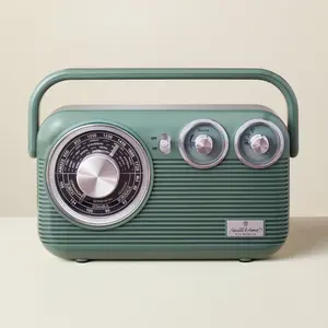 Retro Portable AM/FM Bluetooth Radio Green - Hearth & Hand with Magnolia