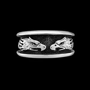 Sterling Silver Freedom Eagle Ring