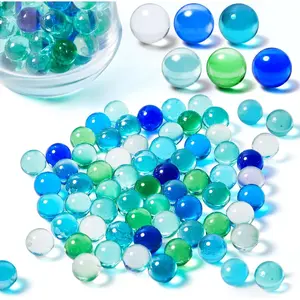 1000 Pieces Marbles Bulk Cats Eyes Glass Marbles Color Mixing 0.55 Inch Solid Round Glass Marble for Kids Slingshot DIY Home Decoration Chinese Checkers Game