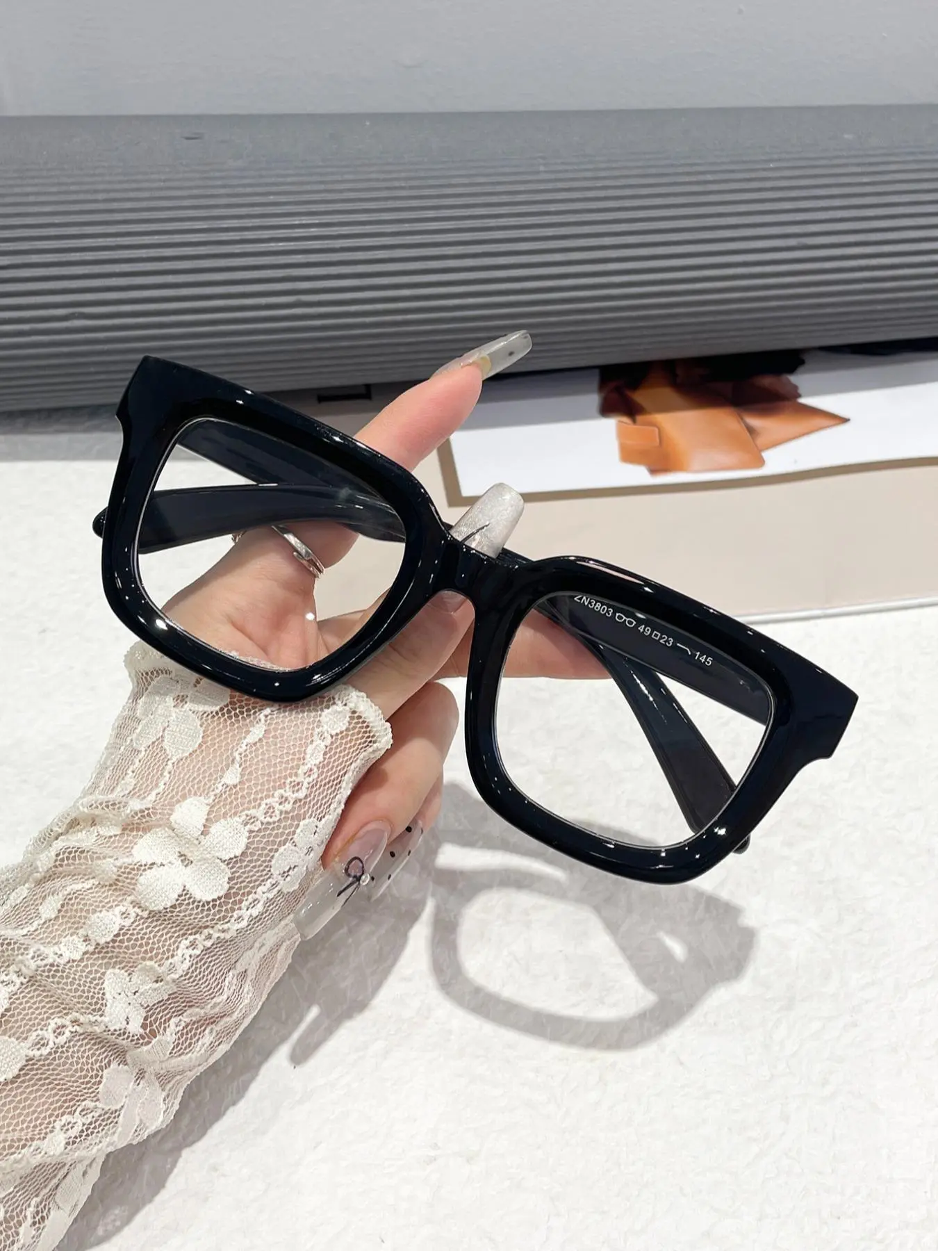 Square Frame Eyeglasses, Fashion, Trendy Casual Eyeglasses for Women & Men, Fashion Eyeglasses for Work, Daily Clothing Decor, Perfect for Student Daily Use, Trendy Frames, Fashionable Frames Glasses