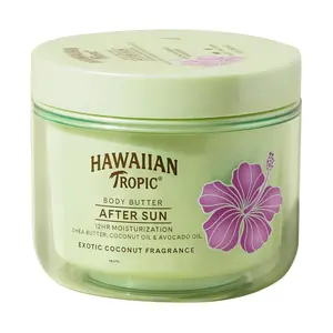 Hawaiian Tropic After Sun Body Butter with Coconut Oil, 8 oz – Beach Essentials & Tan Extender Lotion for Summer Vacation, Moisturizes & Prolongs Your Sun-Kissed Glow