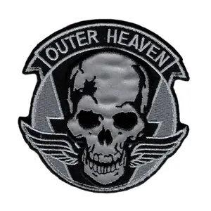 Reflective Metal Gear Solid Outer Heaven The Phantom Pain Hook Fastener Patch (MTO1)