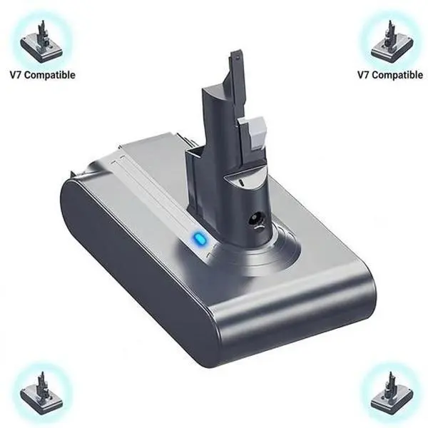 6.4Ah V7 Replacement Battery Compatible with Dyson V7 Absolute, Animal, Motorhead & Trigger 21.6V Vacuum Cleaner