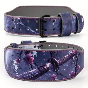 Unisex Weightlifting Belt, Smooth Artificial Material, Waist Padding, Ideal for Strength Training, Squats, Deadlifts, Gym Fitness Equipment, Workout Fitness Belt