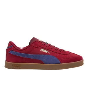 PUMA Mens Club Ii Era Suede Lace Up Sneakers Shoes Casual - Red