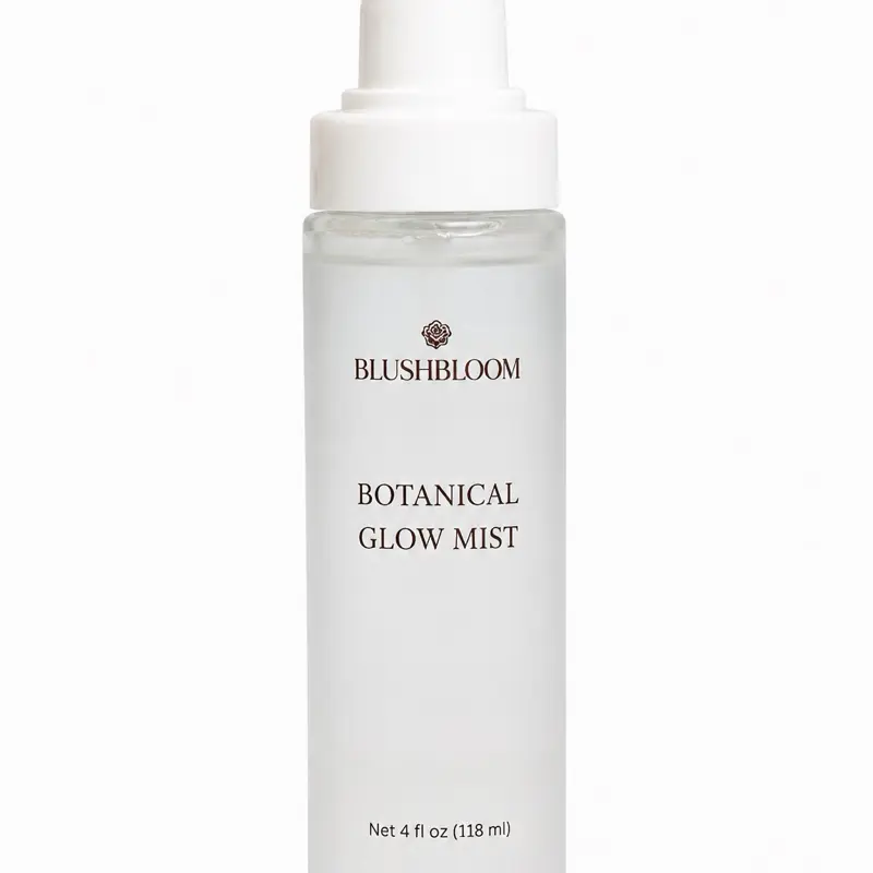 Botanical Body Glow Mist – Hydrating Facial & Skin Mist with Aloe, Witch Hazel & Hyaluronic Acid – Refreshing Botanical Spray – 120 ml / 4 fl oz