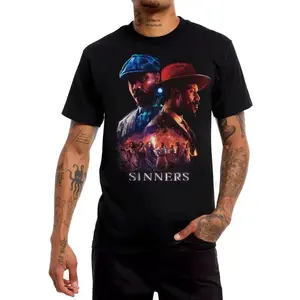 Sinners Michael B. Jordan T-Shirt, Men's and Women's Sizes (SNN-578901)