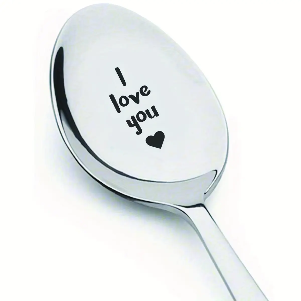 Engraved I Love You Spoon Gift Set, Perfect for Birthdays, Anniversaries & Special Occasions, Unique Anniversary Present for Wife/husband/fiancee, Kitchenware, Cutlery Tableware
