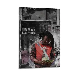 Lucki Days B4 III Poster for Bedroom Aesthetic Canvas Wall Art Living Room Posters Painting Picture Print Modern Family Decor Artist Bathroom Poster