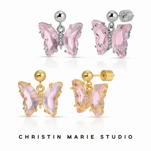 Twisted Butterfly Earrings