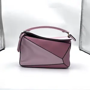 Pre-owned Loewe H6 Small Pink Puzzle Geometric Bag 61775