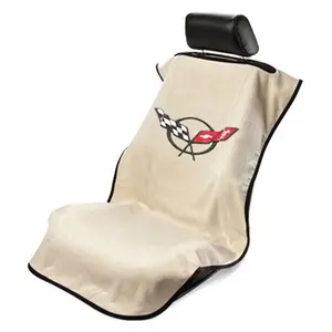 212 MAIN Slip-On Car Seat Cover - Universal Tan Car Seat Covers, Custom-Designed Protector for Corvette C5