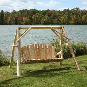 Lakeland Mills CFU28 5 ft. Cedar Log Yard Swing