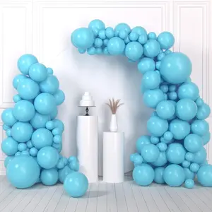 Baby Blue Balloon Arch Kit 5, 12 & 18 Inch Light Blue Balloons for Parties & Special Events