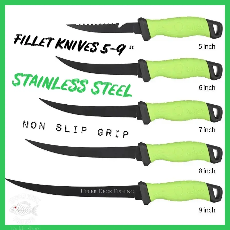 Professional Grade Fillet Knife with Ergonomic Handle and Sharp Blade Knives Steel