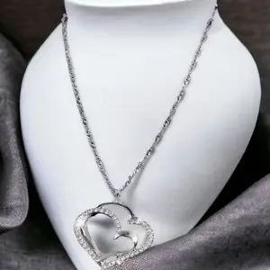 Sparkling Heart Necklace