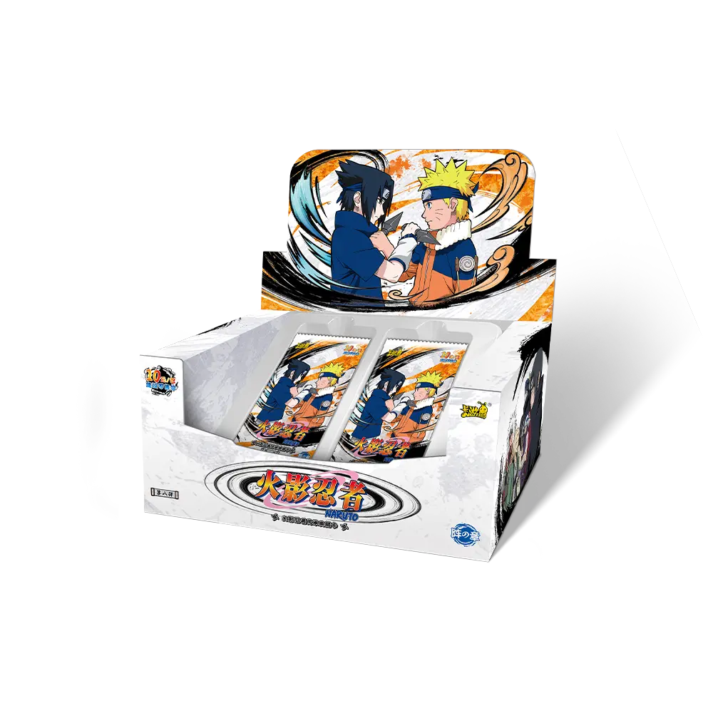 Kayou Naruto TCG Chapter of Formation Heritage Collection Cards Display Box (18 Packs) | Naruto Sasuke Anime Trading Card Game Booster Box
