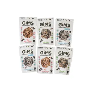 Gims Seaweed Chips, Variety Pack, 6-Pack