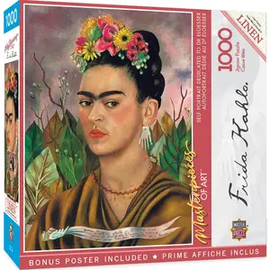 MasterPieces - Frida Kahlo Self Portrait 1000 Piece Puzzle