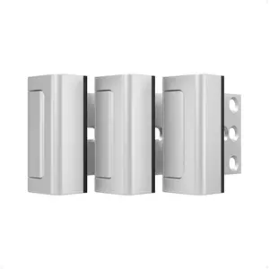 3Pack Home Security Door Reinforcement Lock Childproof, Door Locks for Kids Safety, Door Lock Latch Stopper for Front Door Inside Top of Door, Aluminum Construction Finish