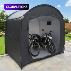 Bike Storage Shed Tent, Outdoor Portable Bicycle Storage Sheds Bike Covers Shelter for Motorcycle, Garden Tools, Toys, Lawn Mower, Ebike Cover