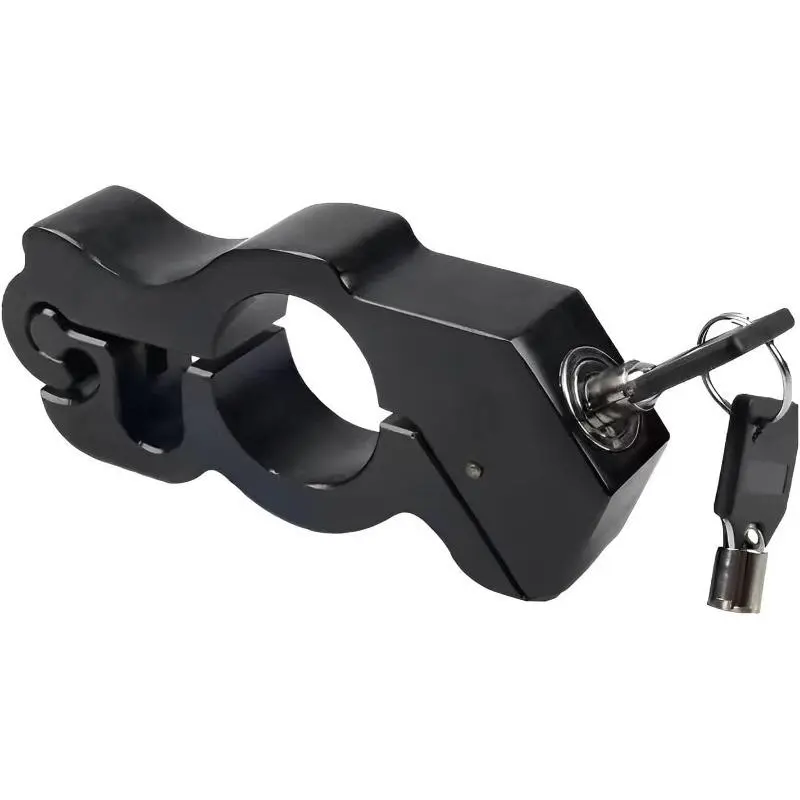 Heavy-Duty Anti-Theft Bicycle Handlebar Lock, Suitable for Motorcycles & Bikes, Secure Throttle & Brake Lever Locking System