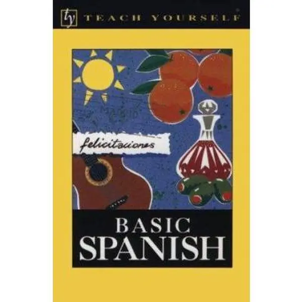 USED Book - Teach Yourself Basic Spanish by Juan Kattan-Ibarra (Paperback) - english