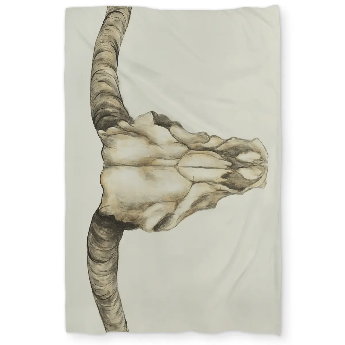 360 stand Twin Extra Long Duvet Cover - Country Beige Skull Print, Rustic Vibe Design, Microfiber Cloth, Machine Washable Home Bedding Accessory, Comfortable Duvet Covers, Graphic Duvet Covers