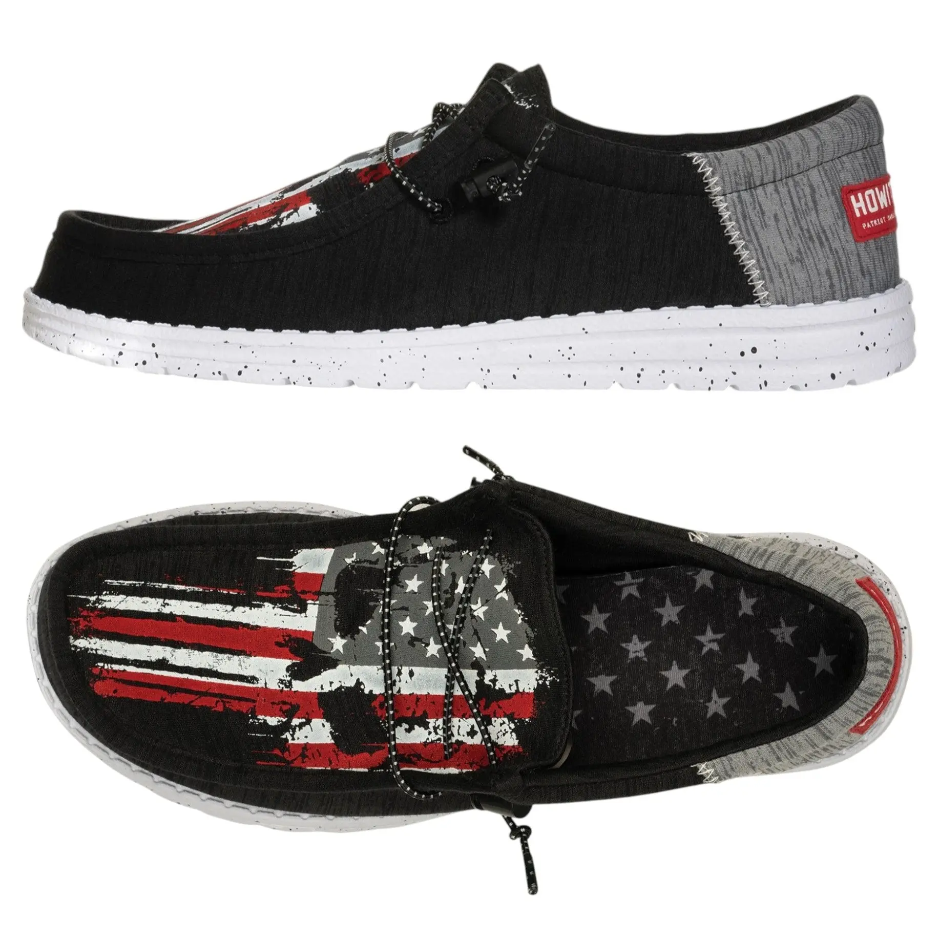 Howitzer Men's Elastic Casual Slip-On Roam Crush Sneakers - Camo Print Walking Shoes