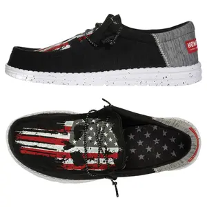 Howitzer Men's Slip-On Shoes Roam Crush Sneakers with Camo Print Footwear