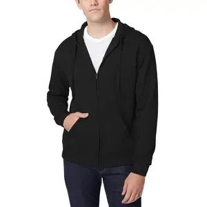 Mens Ultimate Heavyweight Zip Up Hoodie Jacket 2XL-5XL Cotton Menswear Polyester Sweatshirts