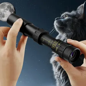10-300x40 High Definition Monocular Telescope, Zoom Long Focus Lens, Foldable Design, Suitable for All Smartphones, Hunting Camping Bird Watching, Outdoor Monocular Telescopes