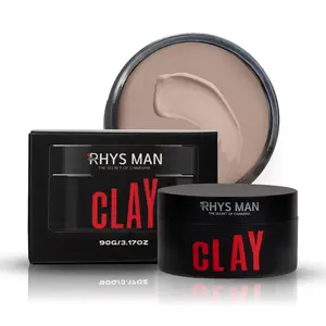 Men’s Hair Styling Clay Matte Finish - Strong Hold Water-Based Hair Clay for Men, Natural Look, Easy Wash, Textured Volume, Non-Sticky Clay Pomade, Grooming Gift